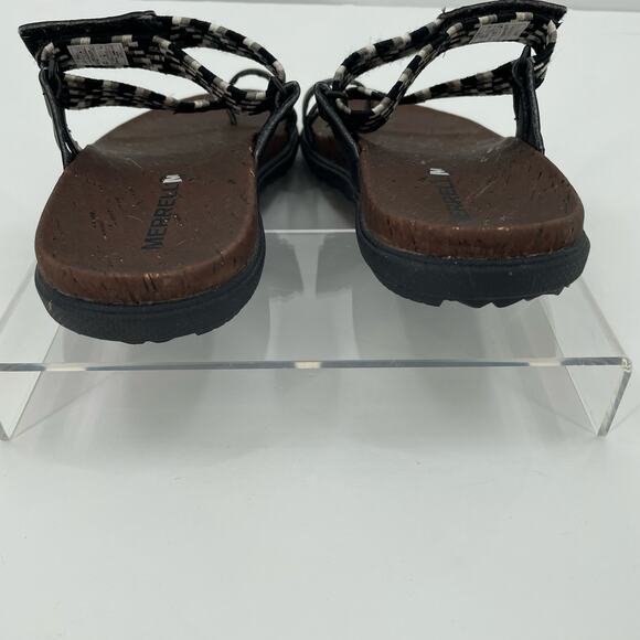 Merrell Women's Around Town Sunvue Thong Woven Strappy Sandals, Sz. 7 #J94154 - Picture 4 of 13